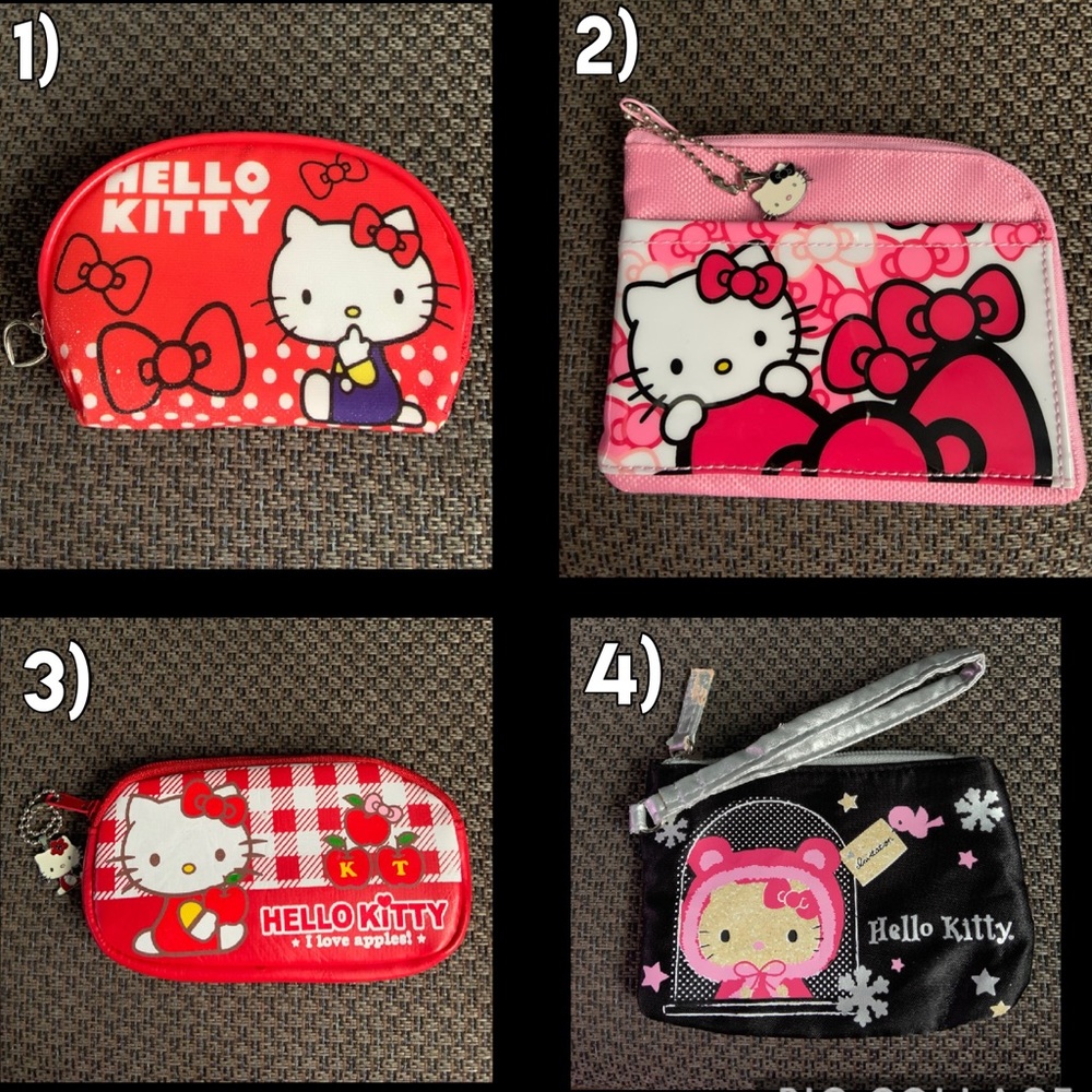 HELLO KITTY Zipper Coin Purses & wristlet